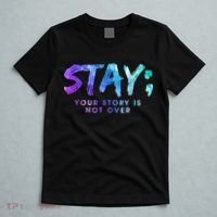 Your Story Is Not Over Stay Suicide Prevention Awareness T-Shirt thumb 5