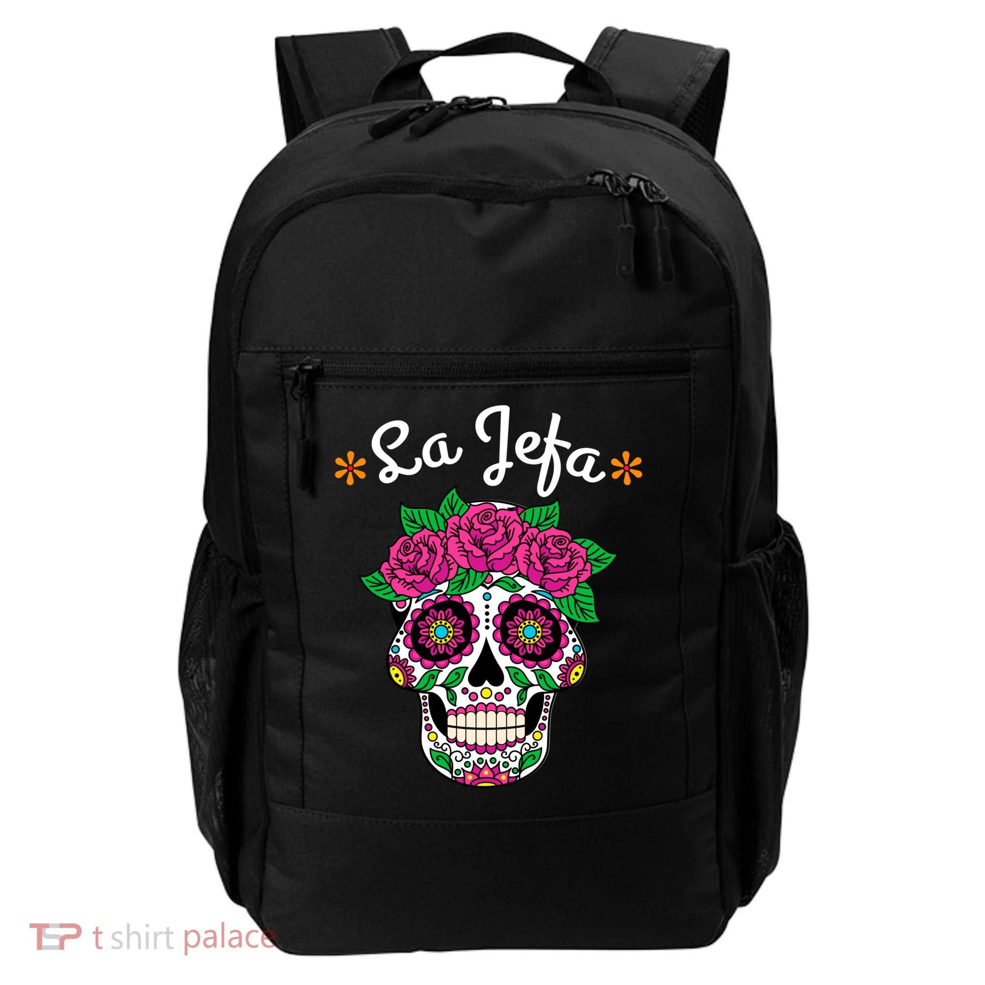 Yo Soy La Jefa Dia De Los Muertos Day Of The Dead Cute Gift Backpack