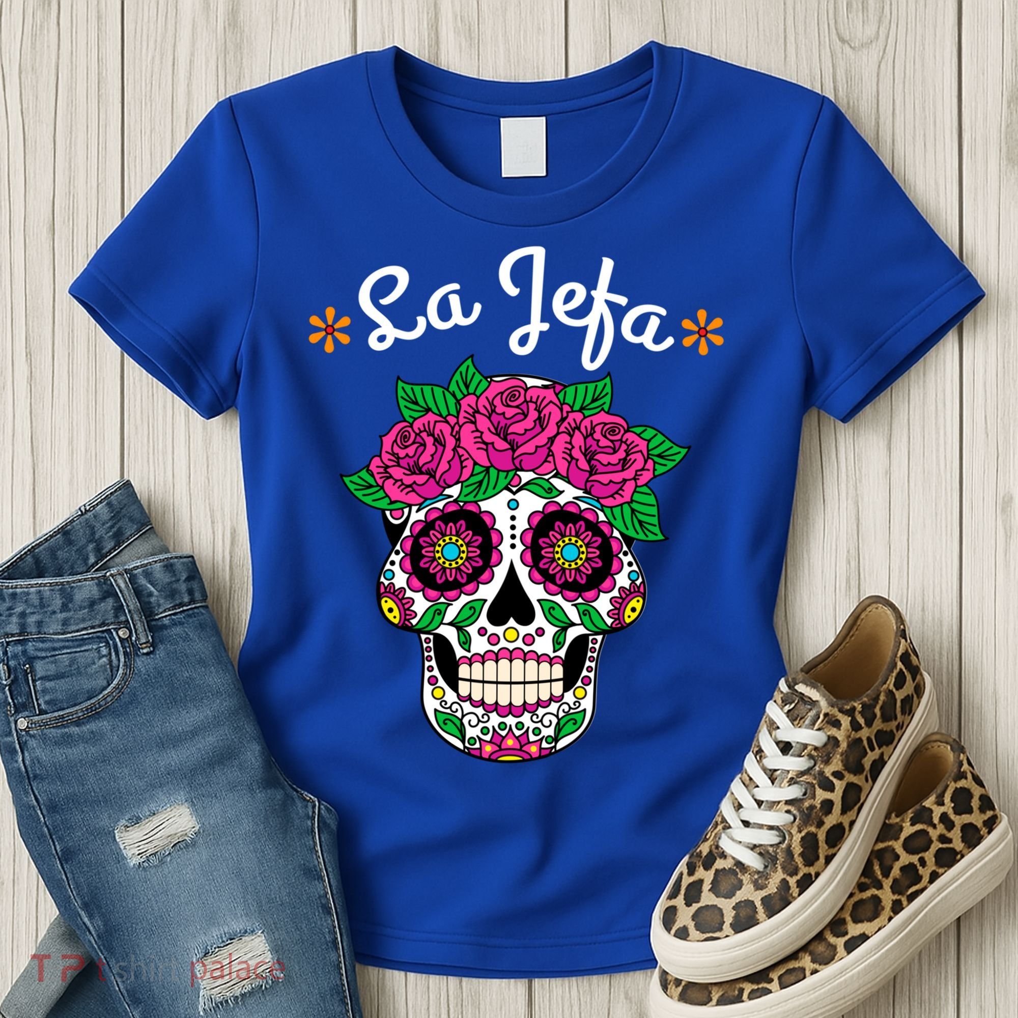 Yo Soy La Jefa Dia De Los Muertos Day Of The Dead Cute Gift Women's T-Shirt