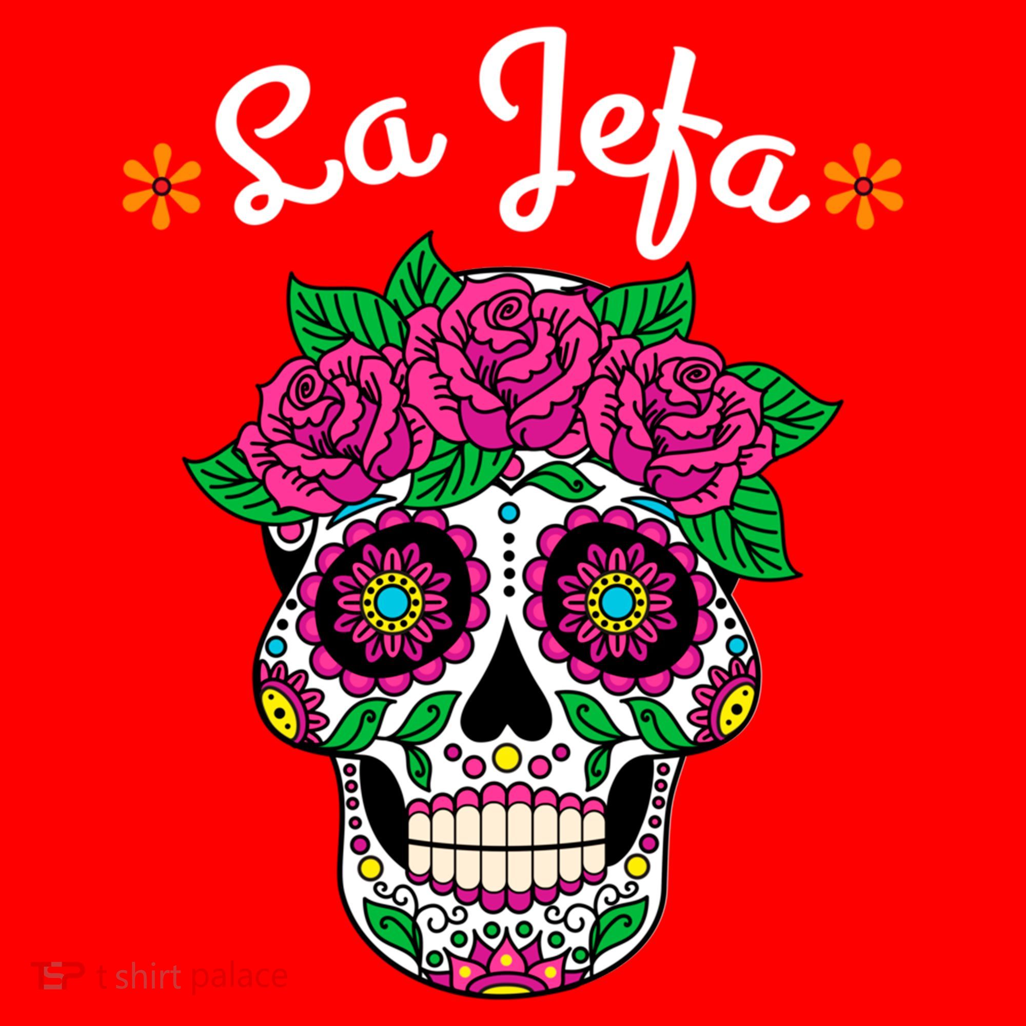 Yo Soy La Jefa Dia De Los Muertos Day Of The Dead Cute Gift Santa Hat