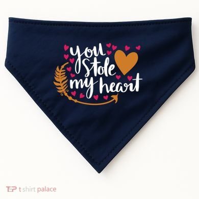 You Stole My Heart USA-Made Doggie Bandana