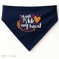 You Stole My Heart USA-Made Doggie Bandana thumb 0