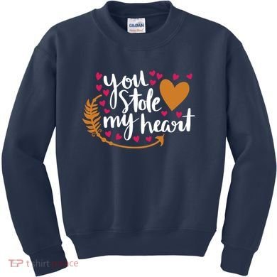 You Stole My Heart Kids Sweatshirt