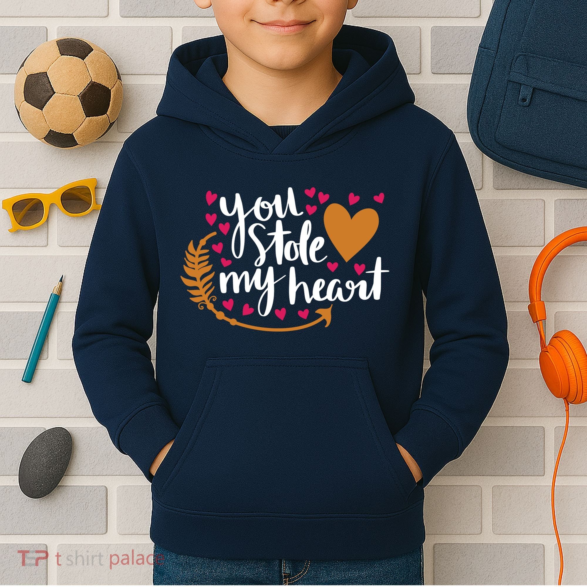 You Stole My Heart Kids Hoodie