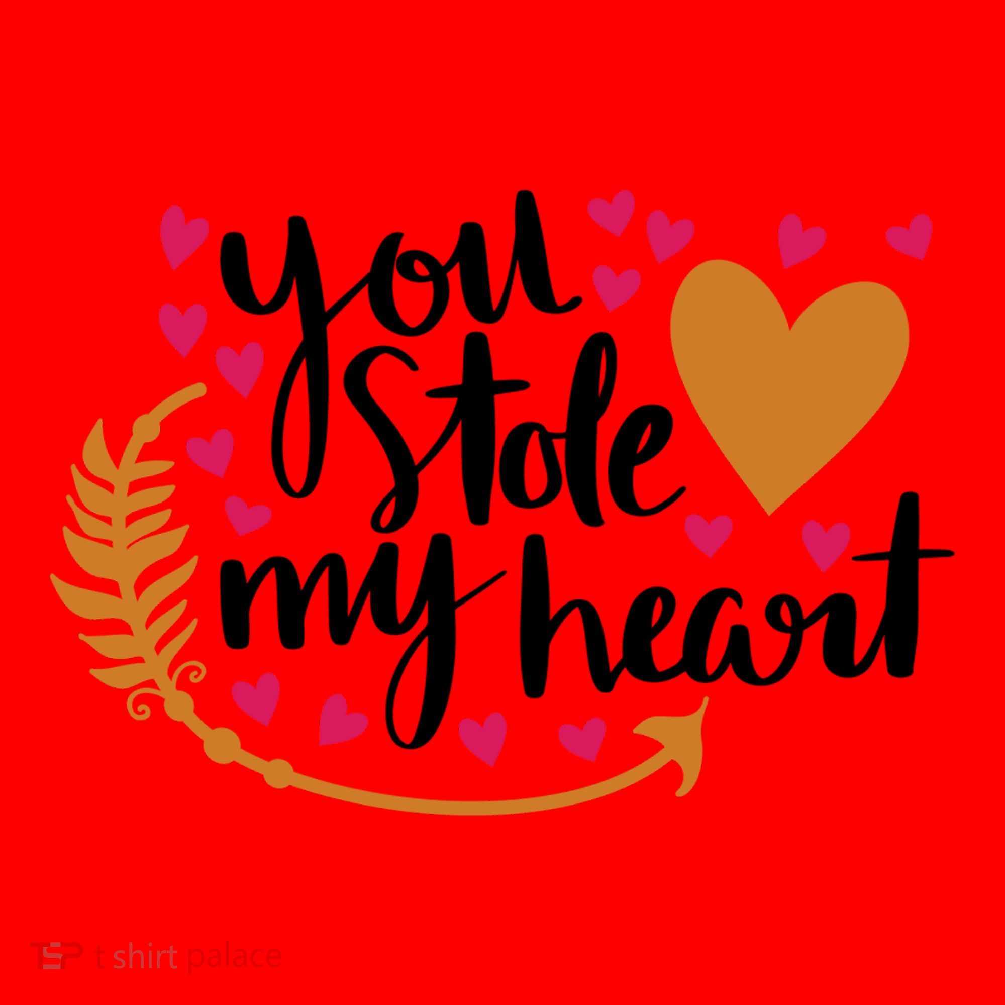 You Stole My Heart Santa Hat