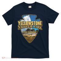 Yellow Stone National Park Old Faithful 1872 Arrow Head T-Shirt thumb 0
