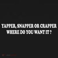 Yapper Snapper Or Crapper Where Do You Want It Funny USA-Made Doggie Bandana thumb 2