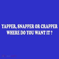 Yapper Snapper Or Crapper Where Do You Want It Funny Hoodie thumb 7