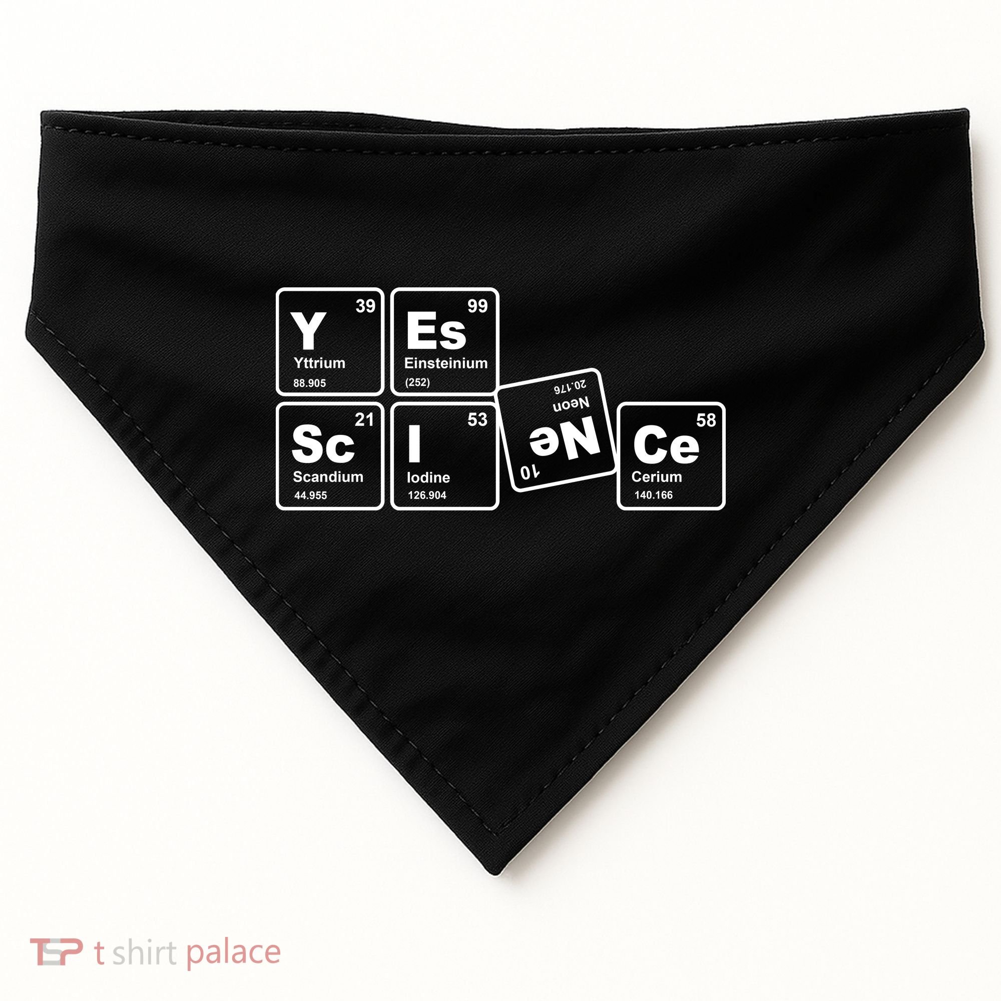 Yes Science Periodic Table USA-Made Doggie Bandana