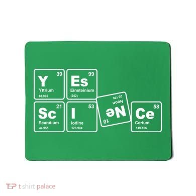 Yes Science Periodic Table Mousepad