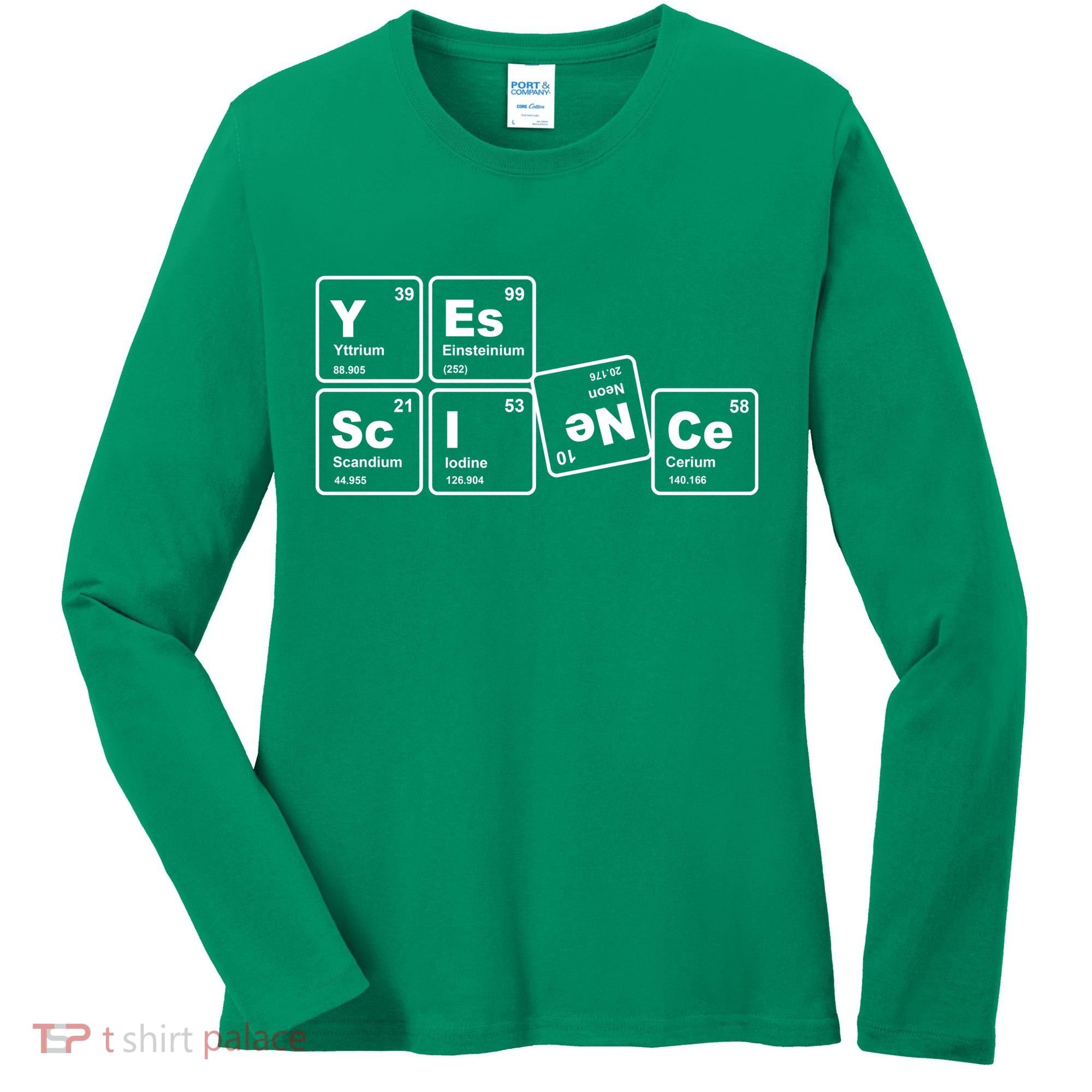 Yes Science Periodic Table Women's Long Sleeve Shirt