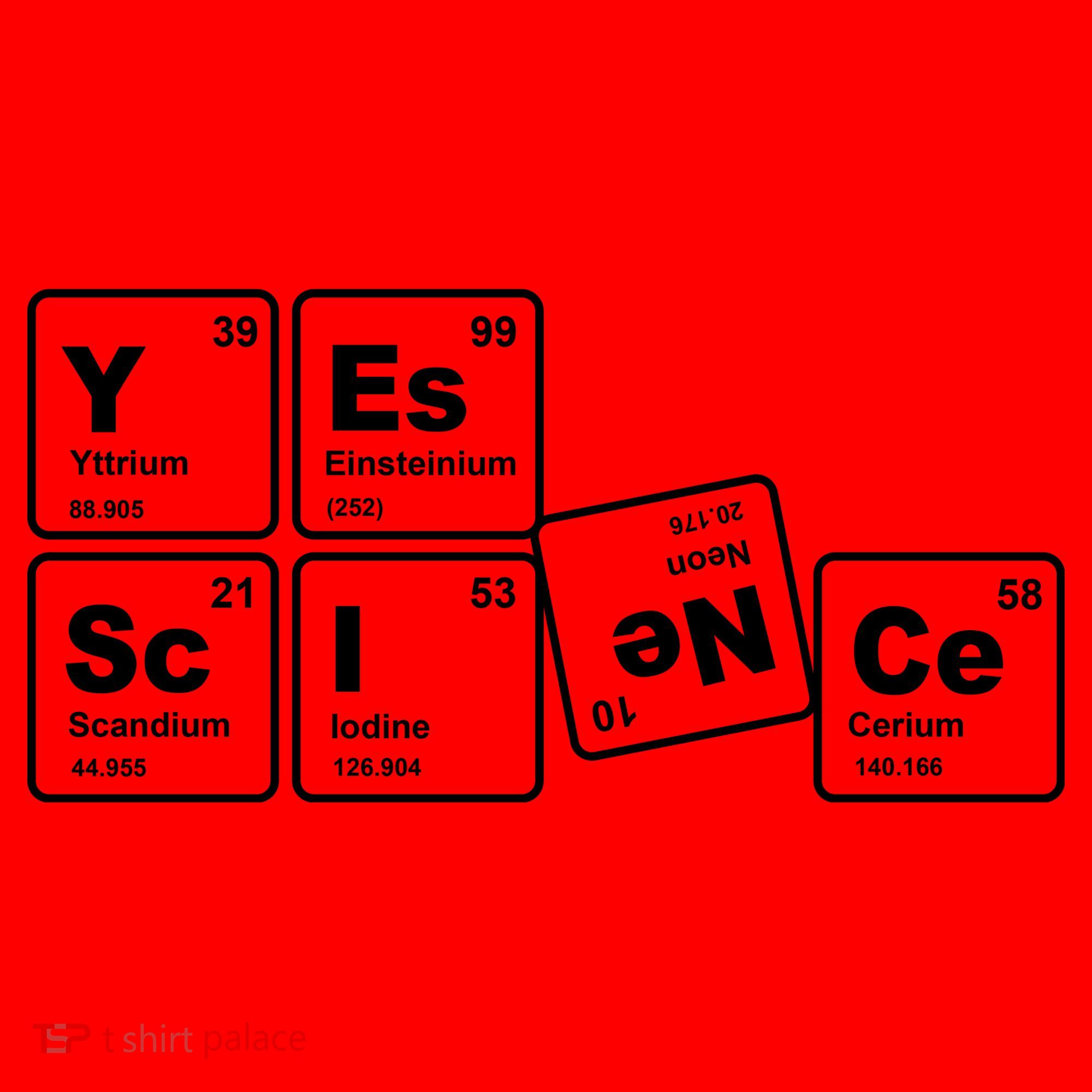 Yes Science Periodic Table Santa Hat