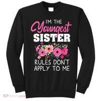 Youngest Sister Shirts Rules Dont Apply To Me Matching Sweatshirt thumb 0