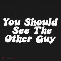 You Should See The Other Guy Funny Fight Joke Mousepad thumb 1