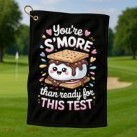 Youre Smore Than Ready Cute Test Golf Towel thumb 1