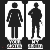 Your Sister Vs My Sister Is The The Military Beanie thumb 2