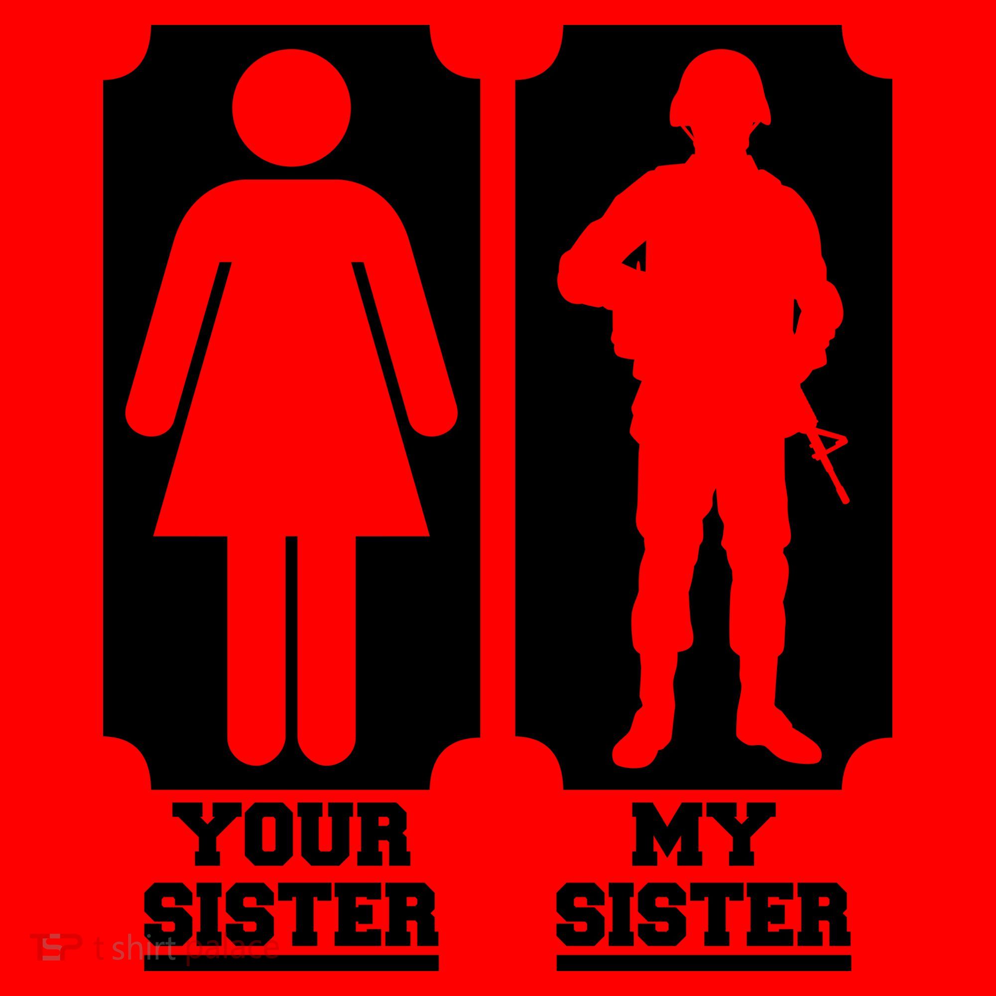 Your Sister Vs My Sister Is The The Military Santa Hat