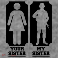 Your Sister Vs My Sister Is The The Military Toddler Hoodie thumb 2