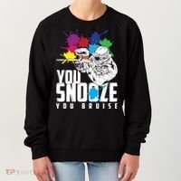 You Snooze You Bruise Funny Paintball Gift Women's Sweatshirt thumb 0