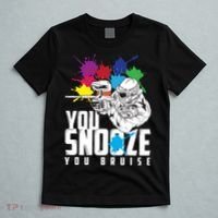 You Snooze You Bruise Funny Paintball Gift T-Shirt thumb 5