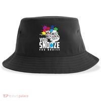 You Snooze You Bruise Funny Paintball Gift Sustainable Bucket Hat thumb 0