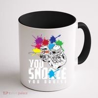 You Snooze You Bruise Funny Paintball Gift Coffee Mug thumb 1