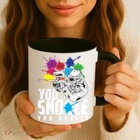 You Snooze You Bruise Funny Paintball Gift Coffee Mug thumb 3