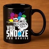 You Snooze You Bruise Funny Paintball Gift 11oz C Handle Ceramic Mug thumb 3
