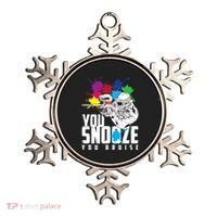 You Snooze You Bruise Funny Paintball Gift Ornament thumb 0