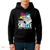 You Snooze You Bruise Funny Paintball Gift Kids Hoodie thumb 4