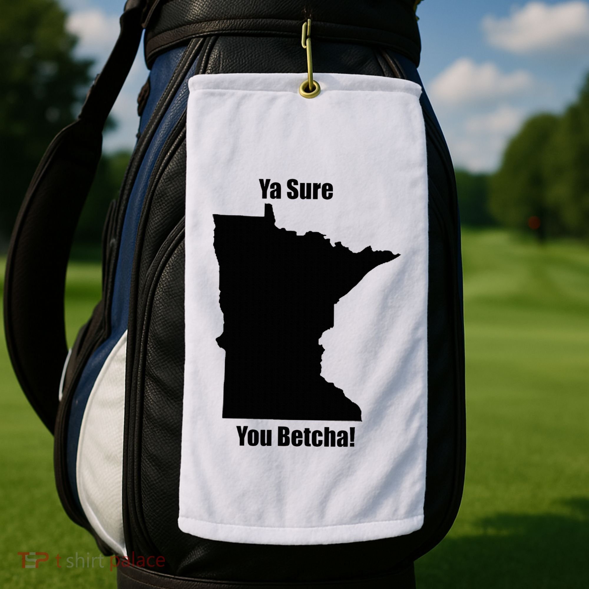 Ya Sure You Betcha! Minnesota Golf Towel