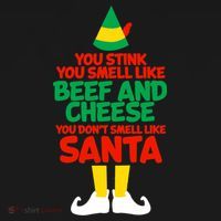 You Stink You Smell Like Beef And Cheese Elf Christmas Women's Hoodie thumb 2