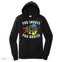 You Snooze You Bruise Adult & Paintball Women's Hoodie thumb 0