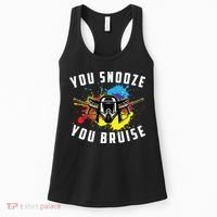 You Snooze You Bruise Adult & Paintball Women's Tank Top thumb 0