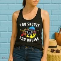 You Snooze You Bruise Adult & Paintball Women's Tank Top thumb 2