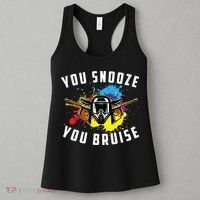 You Snooze You Bruise Adult & Paintball Women's Tank Top thumb 3