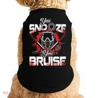 You Snooze You Bruise Funny Paintball Doggie Tank thumb 0