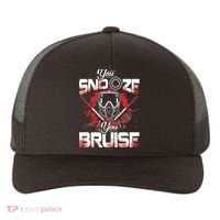You Snooze You Bruise Funny Paintball Yupoong Adult 5-Panel Trucker Hat thumb 0