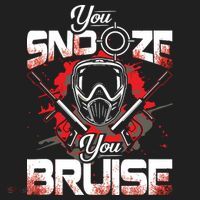 You Snooze You Bruise Funny Paintball Beanie thumb 2