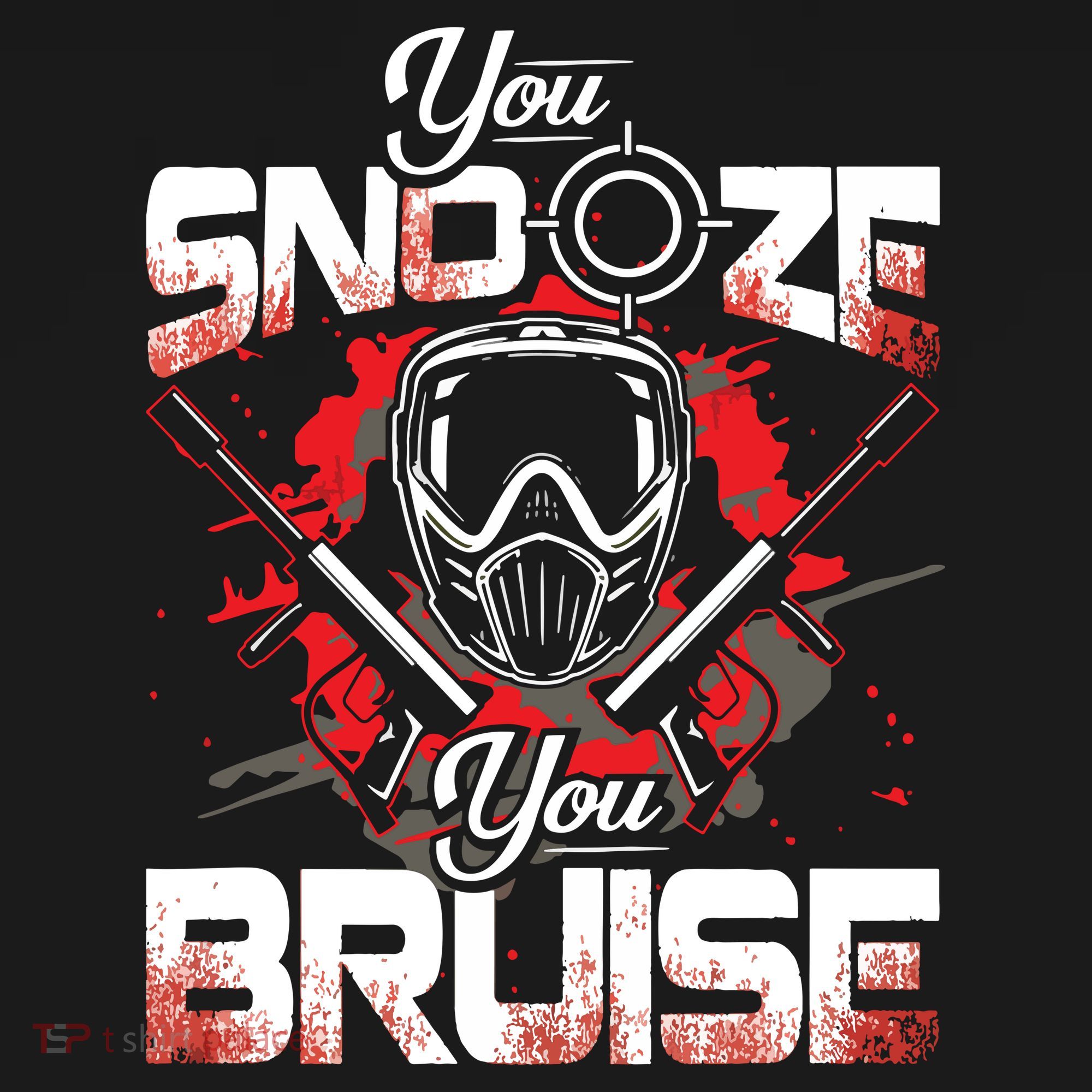 You Snooze You Bruise Funny Paintball Ladies Essential Flowy Tank