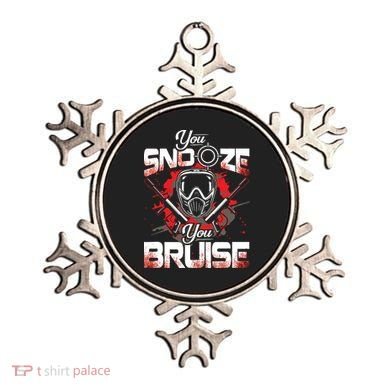 You Snooze You Bruise Funny Paintball Ornament