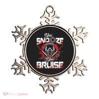 You Snooze You Bruise Funny Paintball Ornament thumb 0