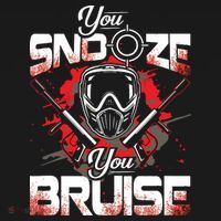 You Snooze You Bruise Funny Paintball Women's Tank Top thumb 5