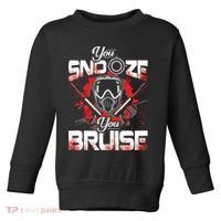 You Snooze You Bruise Funny Paintball Toddler Sweatshirt thumb 0