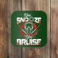 You Snooze You Bruise Funny Paintball Coaster thumb 0