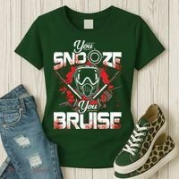 You Snooze You Bruise Funny Paintball Women's T-Shirt thumb 3