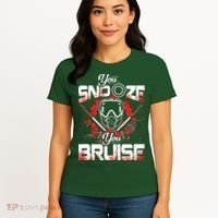 You Snooze You Bruise Funny Paintball Women's T-Shirt thumb 4
