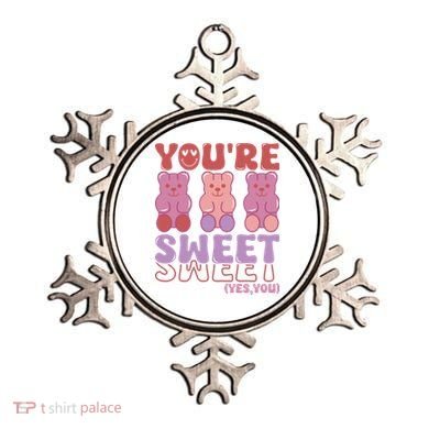 You’Re Sweet Yes You Echo Text Teddy Bear Valentine’S Day Ornament