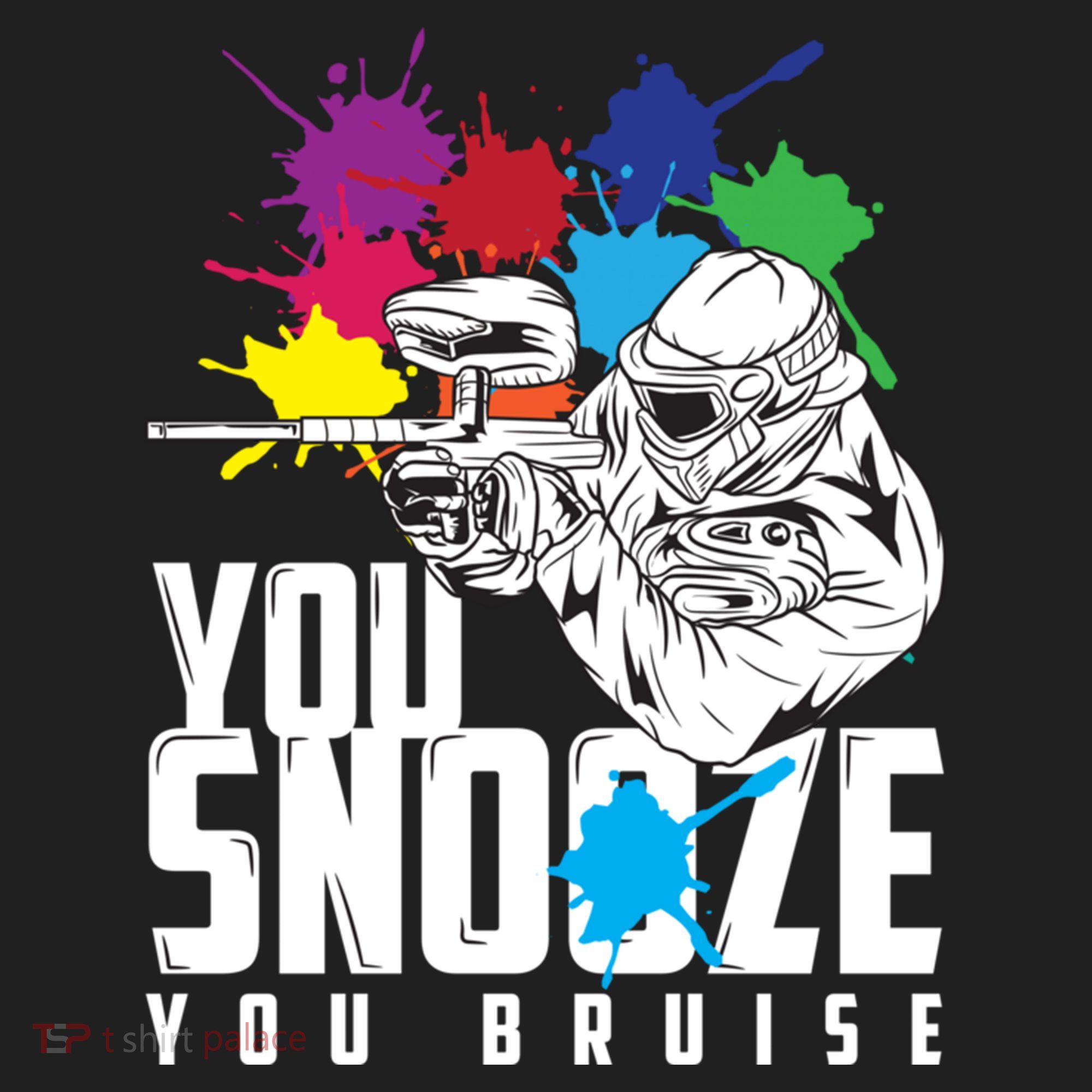 You Snooze You Bruise Funny Paintball Gift Gift Beanie