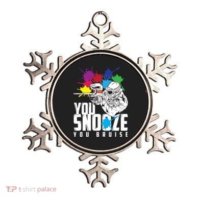 You Snooze You Bruise Funny Paintball Gift Gift Ornament
